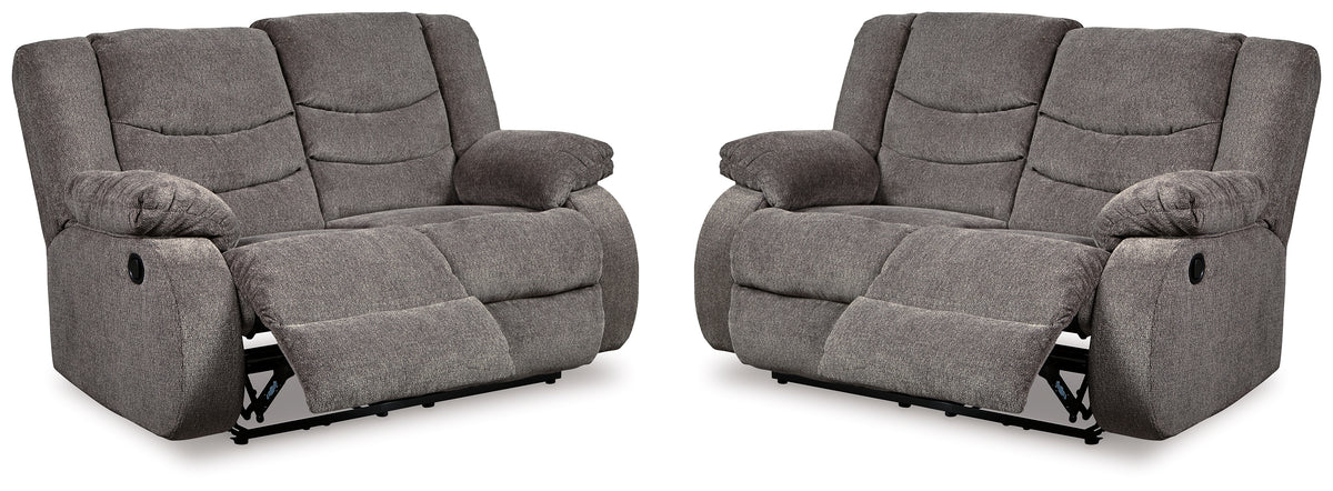 Hoover Furniture Outlet - Ashley Furniture - Tulen Set of 2 Reclining Loveseats - Set of 2 Reclining Loveseats - 98606U5