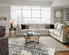 Hoover Furniture Outlet - Ashley Furniture - Kellway 6-Piece Sectional - 6-Piece Sectional / Bisque - 98707S3