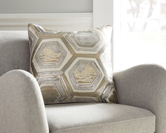 Hoover Furniture Outlet - Ashley Furniture - Meiling Pillow (Set of 4) - Pillow (4/CS) / Metallic - A1000480