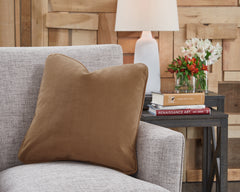 Hoover Furniture Outlet - Ashley Furniture - Caygan Pillow (Set of 4) - Pillow (4/CS) / Honey - A1000917