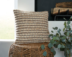 Hoover Furniture Outlet - Ashley Furniture - Nealington Pillow - Pillow / Brown/Black/White - A1000929P