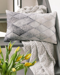 Hoover Furniture Outlet - Ashley Furniture - Pacrich Pillow - Pillow / Gray/Brown - A1000930P
