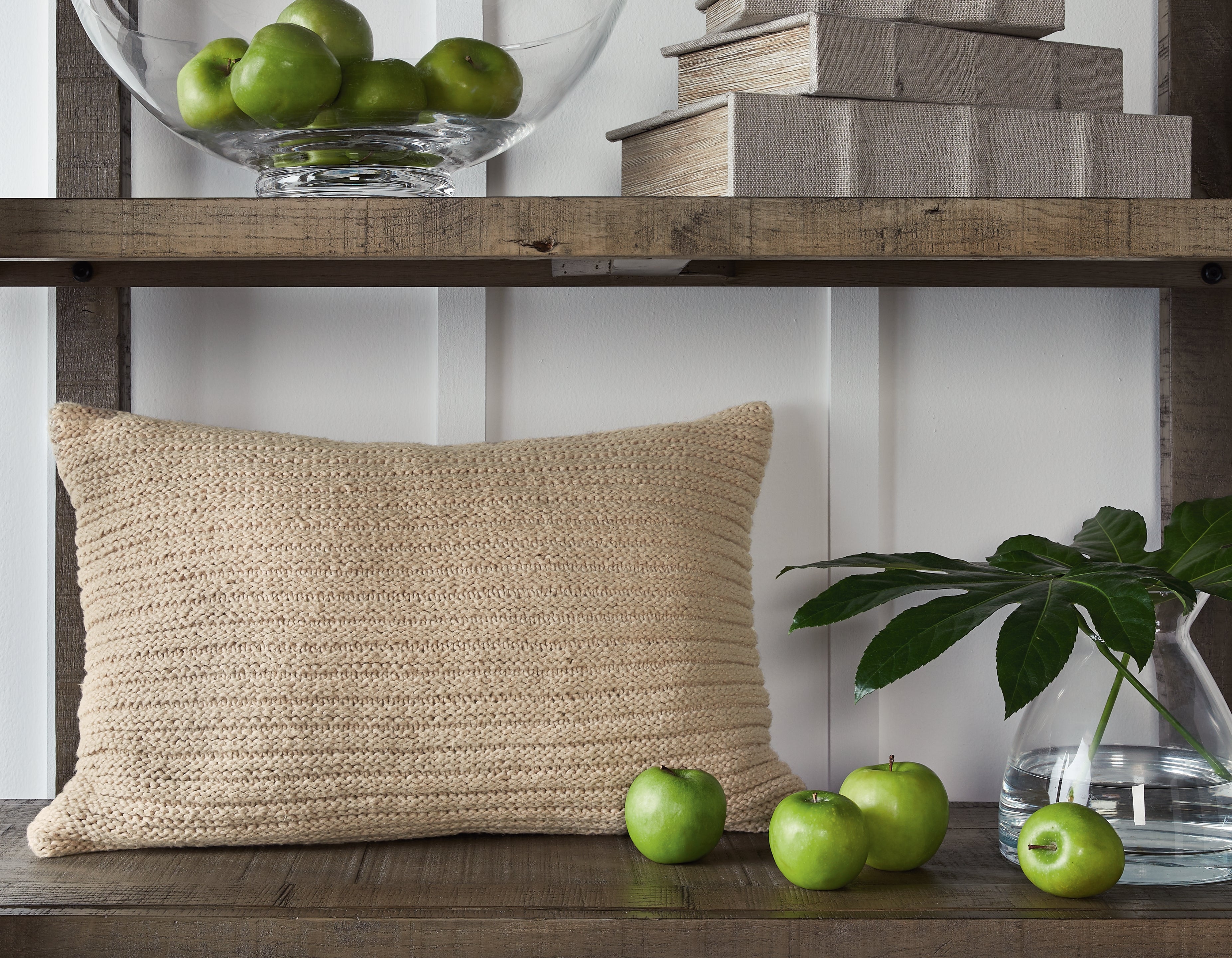 Hoover Furniture Outlet - Ashley Furniture - Abreyah Pillow (Set of 4) - Pillow (4/CS) / Tan - A1000957