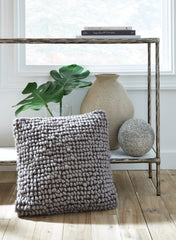 Hoover Furniture Outlet - Ashley Furniture - Aavie Pillow (Set of 4) - Pillow (4/CS) / Gray - A1000977