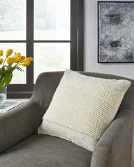 Hoover Furniture Outlet - Ashley Furniture - Rowcher Pillow (Set of 4) - Pillow (4/CS) / Gray/White - A1001004