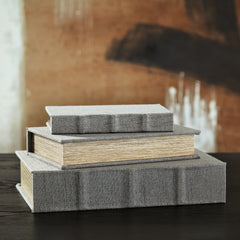 Hoover Furniture Outlet - Ashley Furniture - Jolina Box (Set of 3) - Box Set (3/CN) / Gray - A2000487