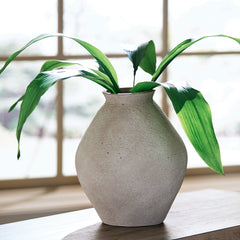 Hoover Furniture Outlet - Ashley Furniture - Hannela Vase - Vase / Antique Tan - A2000513