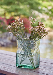 Hoover Furniture Outlet - Ashley Furniture - Taylow Vase (Set of 3) - Vase (3/CS) / Green - A2000536