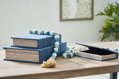 Hoover Furniture Outlet - Ashley Furniture - Jolina Box Set (set of 3) - Box Set (3/CN) / Blue - A2000617