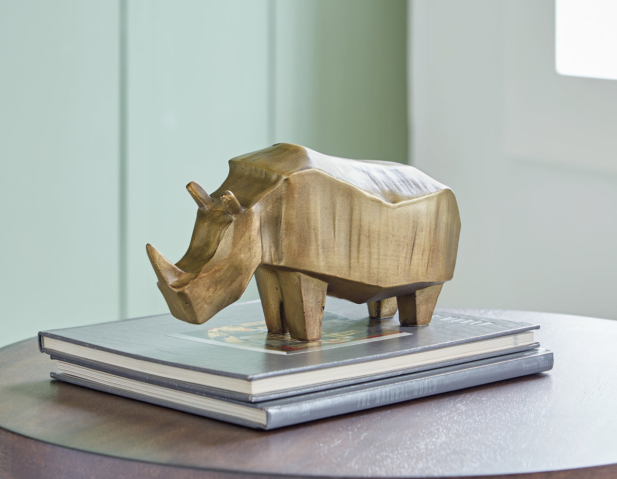 Hoover Furniture Outlet - Ashley Furniture - Gentwell Sculpture - Sculpture / Antique Gold Finish - A2000665