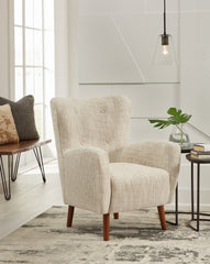 Hoover Furniture Outlet - Ashley Furniture - Jemison Next-Gen Nuvella Accent Chair - Accent Chair / Dune - A3000638
