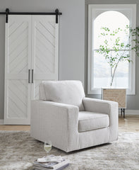 Hoover Furniture Outlet - Ashley Furniture - Olwenburg Swivel Accent Chair - Swivel Accent Chair / Taupe - A3000650