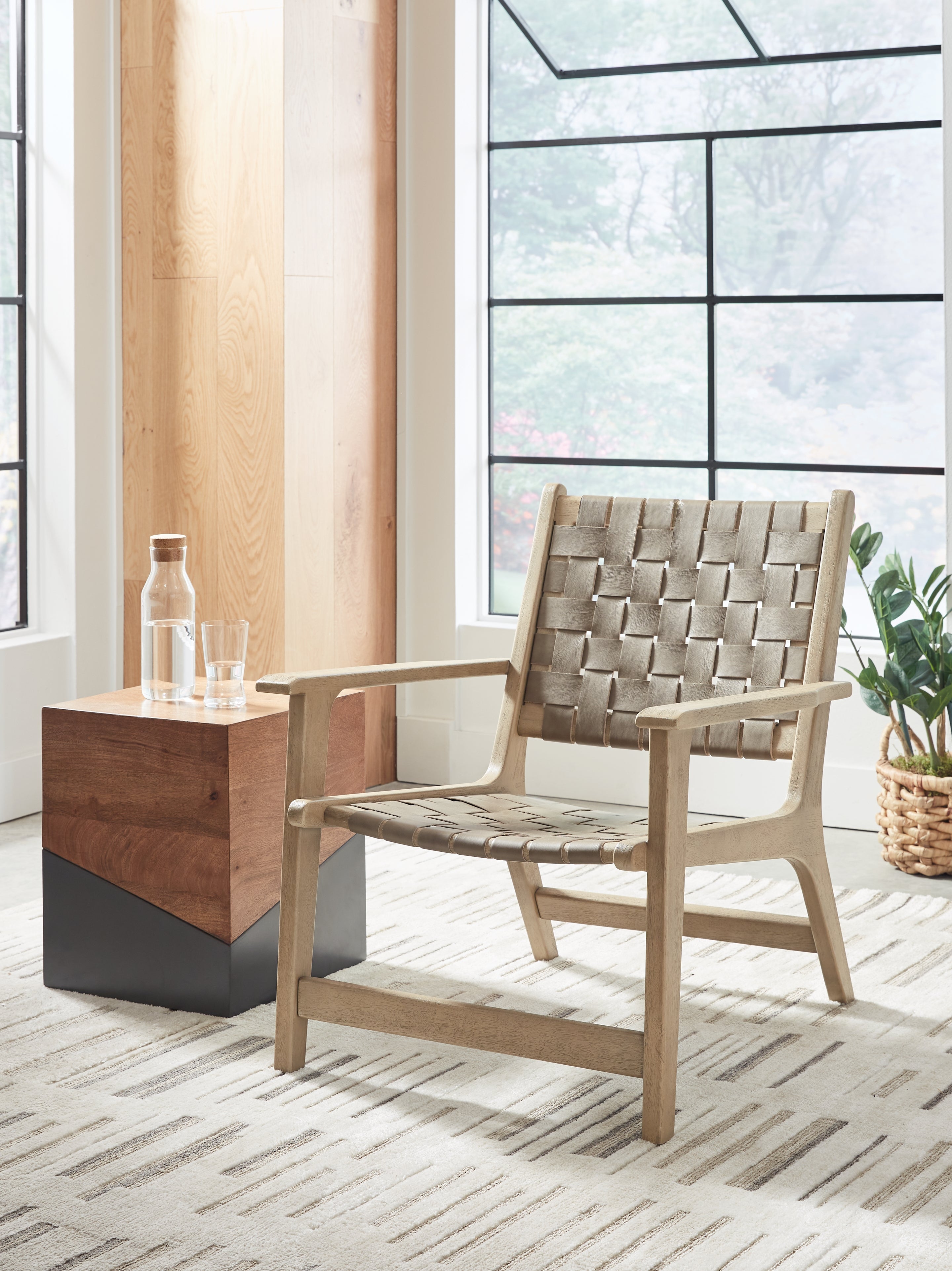 Hoover Furniture Outlet - Ashley Furniture - Jameset Accent Chair - Accent Chair / Taupe - A3000673