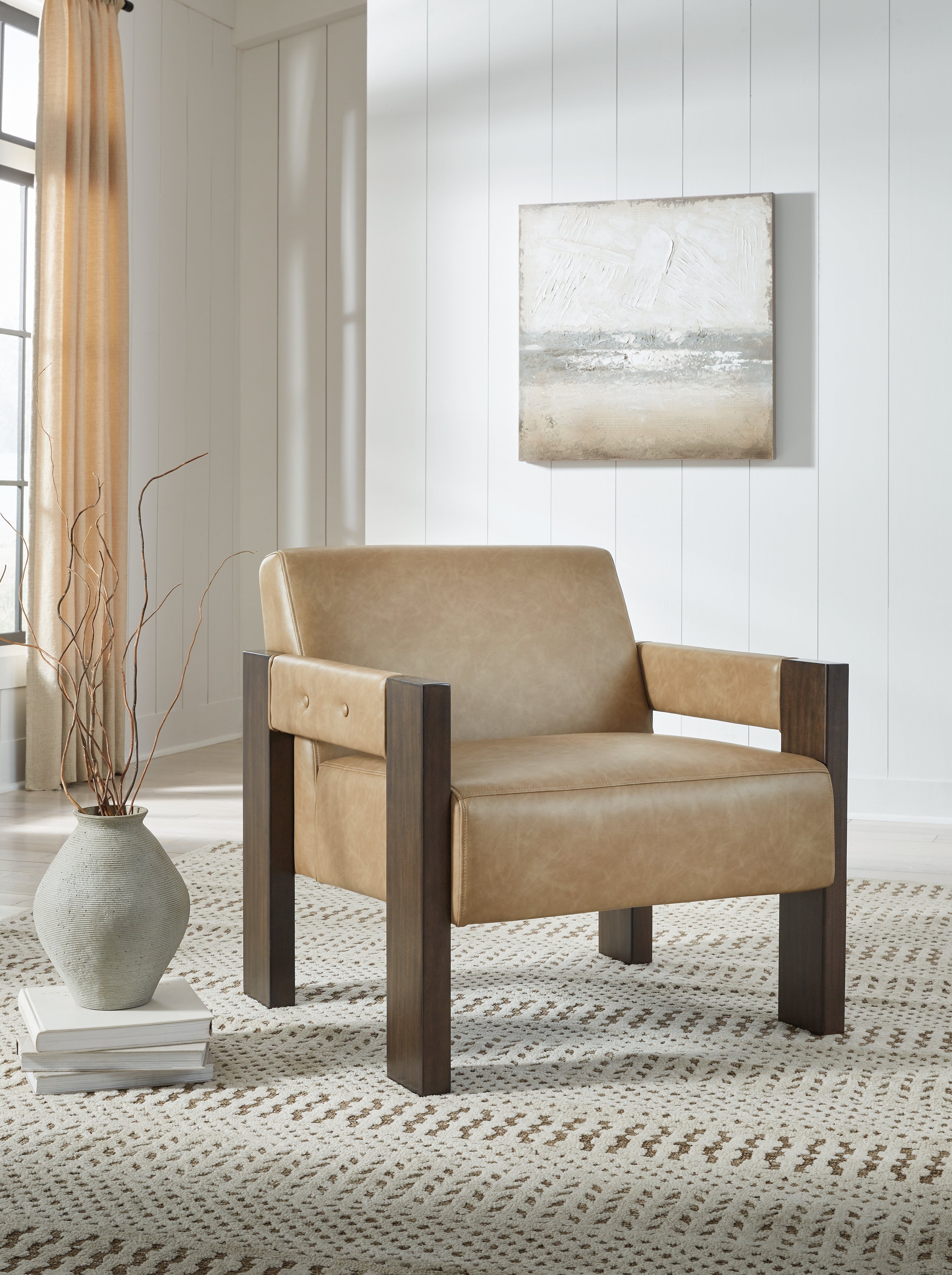 Hoover Furniture Outlet - Ashley Furniture - Adlanlock Accent Chair - Accent Chair / Toast - A3000695