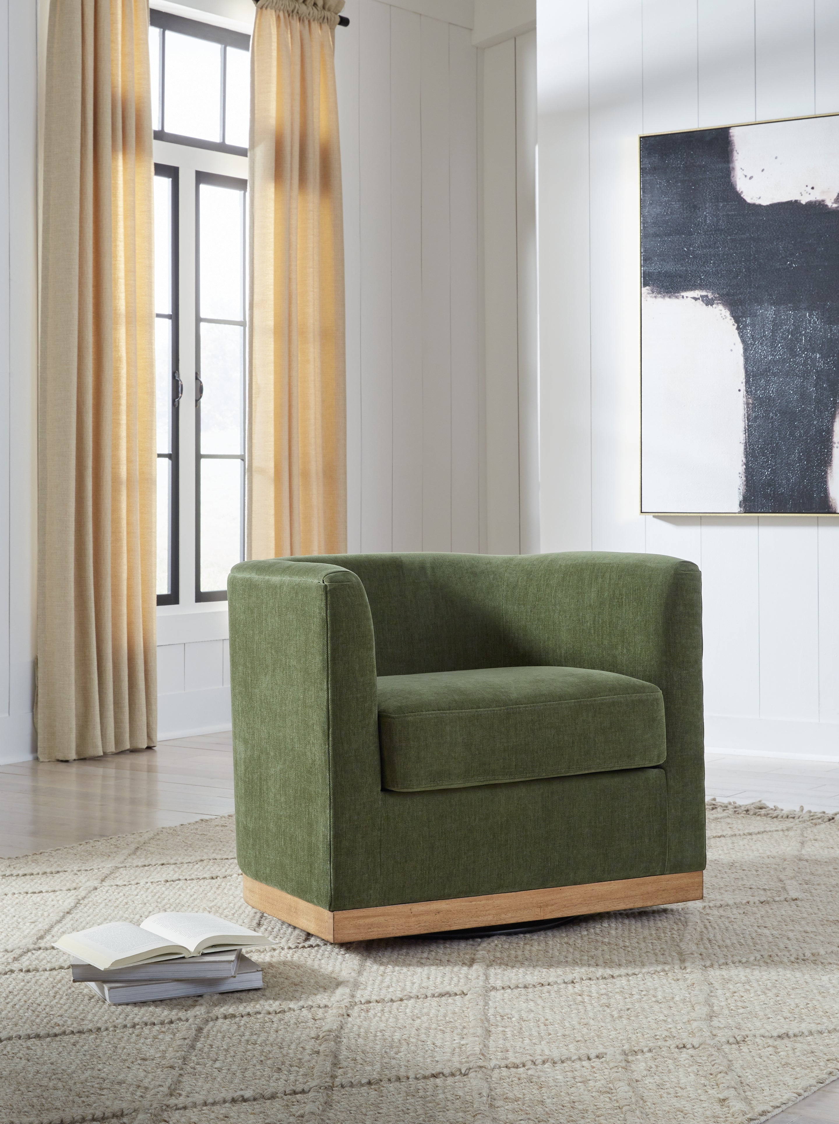 Hoover Furniture Outlet - Ashley Furniture - Jersonlow Swivel Accent Chair - Swivel Accent Chair - A3000696
