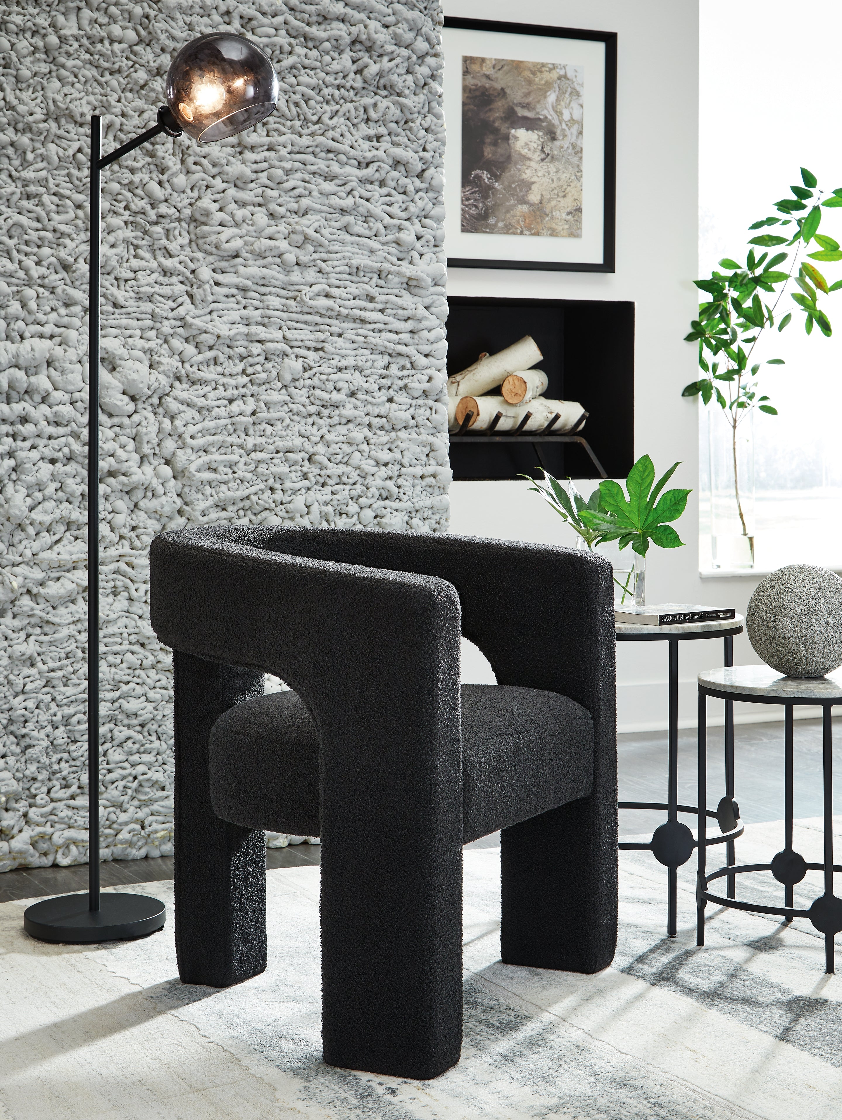 Hoover Furniture Outlet - Ashley Furniture - Landick Accent Chair - Accent Chair / Ebony - A3000698
