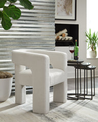 Hoover Furniture Outlet - Ashley Furniture - Landick Accent Chair - Accent Chair / Ivory - A3000699