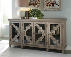 Hoover Furniture Outlet - Ashley Furniture - Fossil Ridge Accent Cabinet - Accent Cabinet / Gray - A4000037
