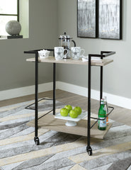 Hoover Furniture Outlet - Ashley Furniture - Waylowe Bar Cart - Bar Cart - A4000389