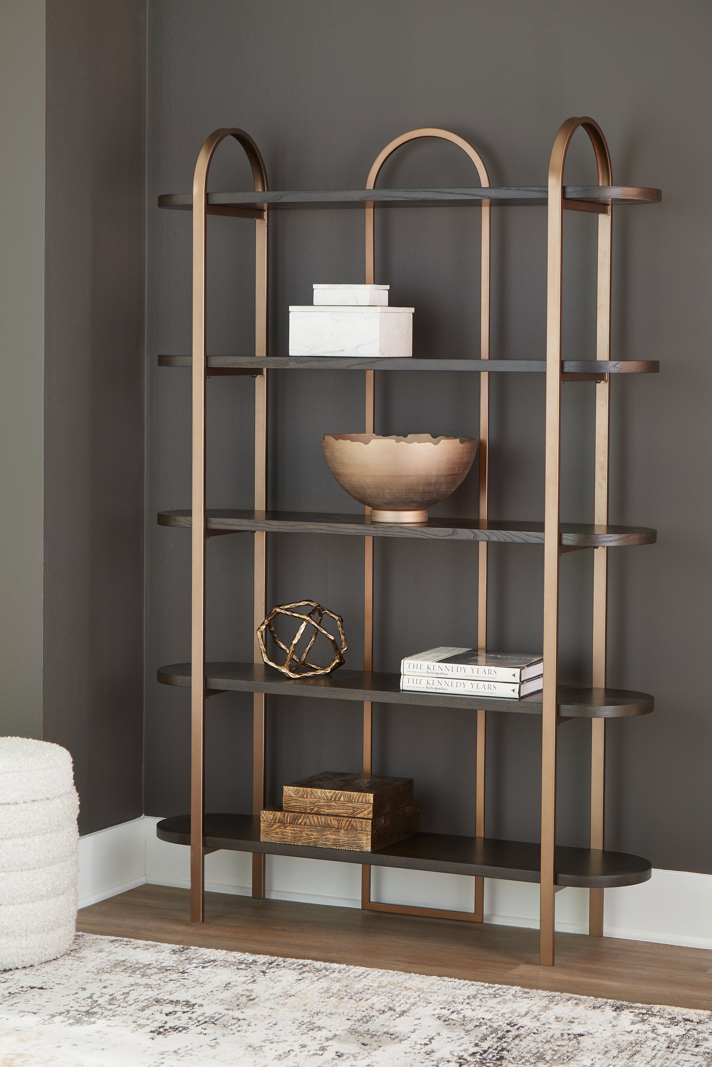 Hoover Furniture Outlet - Ashley Furniture - Brentmour Bookcase - Bookcase - A4000589