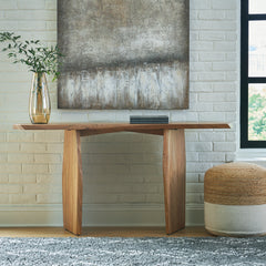 Hoover Furniture Outlet - Ashley Furniture - Holward Console Sofa Table - Console Sofa Table / Natural - A4000592