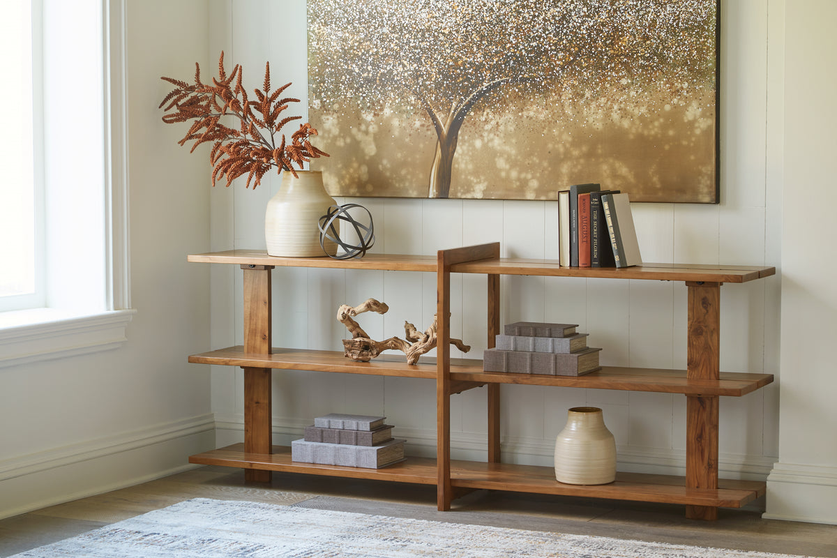 Hoover Furniture Outlet - Ashley Furniture - Fayemour Console Sofa Table - Console Sofa Table - A4000593