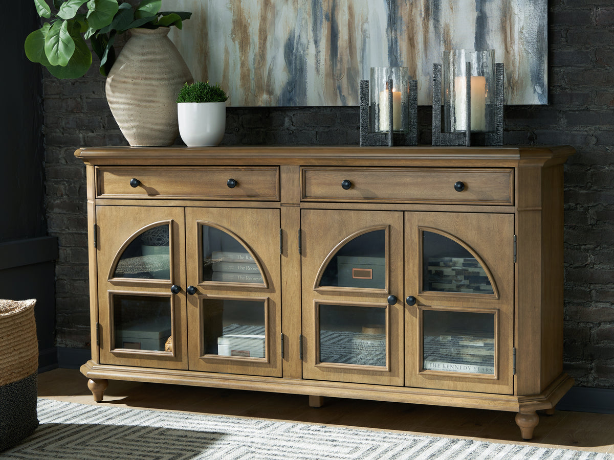Hoover Furniture Outlet - Ashley Furniture - Barlomore Accent Cabinet - Accent Cabinet / Brown - A4000597