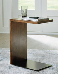 Hoover Furniture Outlet - Ashley Furniture - Wimshaw Accent Table - Accent Table / Brown/Black - A4000618