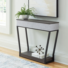 Hoover Furniture Outlet - Ashley Furniture - Sethlen Console Sofa Table with Speaker - Console Sofa Table w/Speaker - A4000640