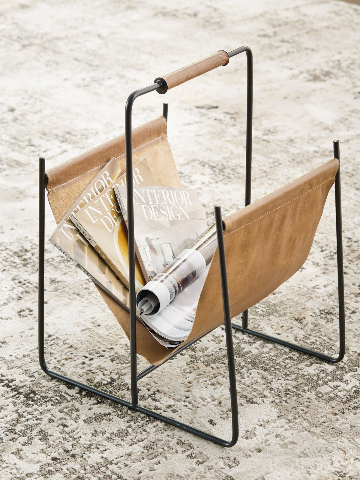 Hoover Furniture Outlet - Ashley Furniture - Faronworth Magazine Rack - Magazine Rack - A4000668