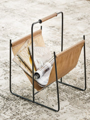 Hoover Furniture Outlet - Ashley Furniture - Faronworth Magazine Rack - Magazine Rack - A4000668