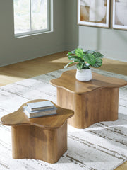 Hoover Furniture Outlet - Ashley Furniture - Abeford Accent Coffee Table (Set of 2) - Accent Cocktail TBL Set (Set of 2) - A4000711