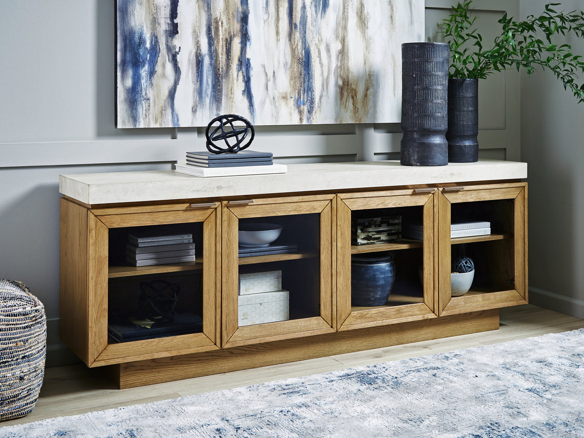 Hoover Furniture Outlet - Ashley Furniture - Adanworth Accent Cabinet - Accent Cabinet - A4000731