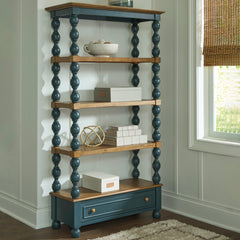 Hoover Furniture Outlet - Ashley Furniture - Finnworth 70" Bookcase - Bookcase - A4000735