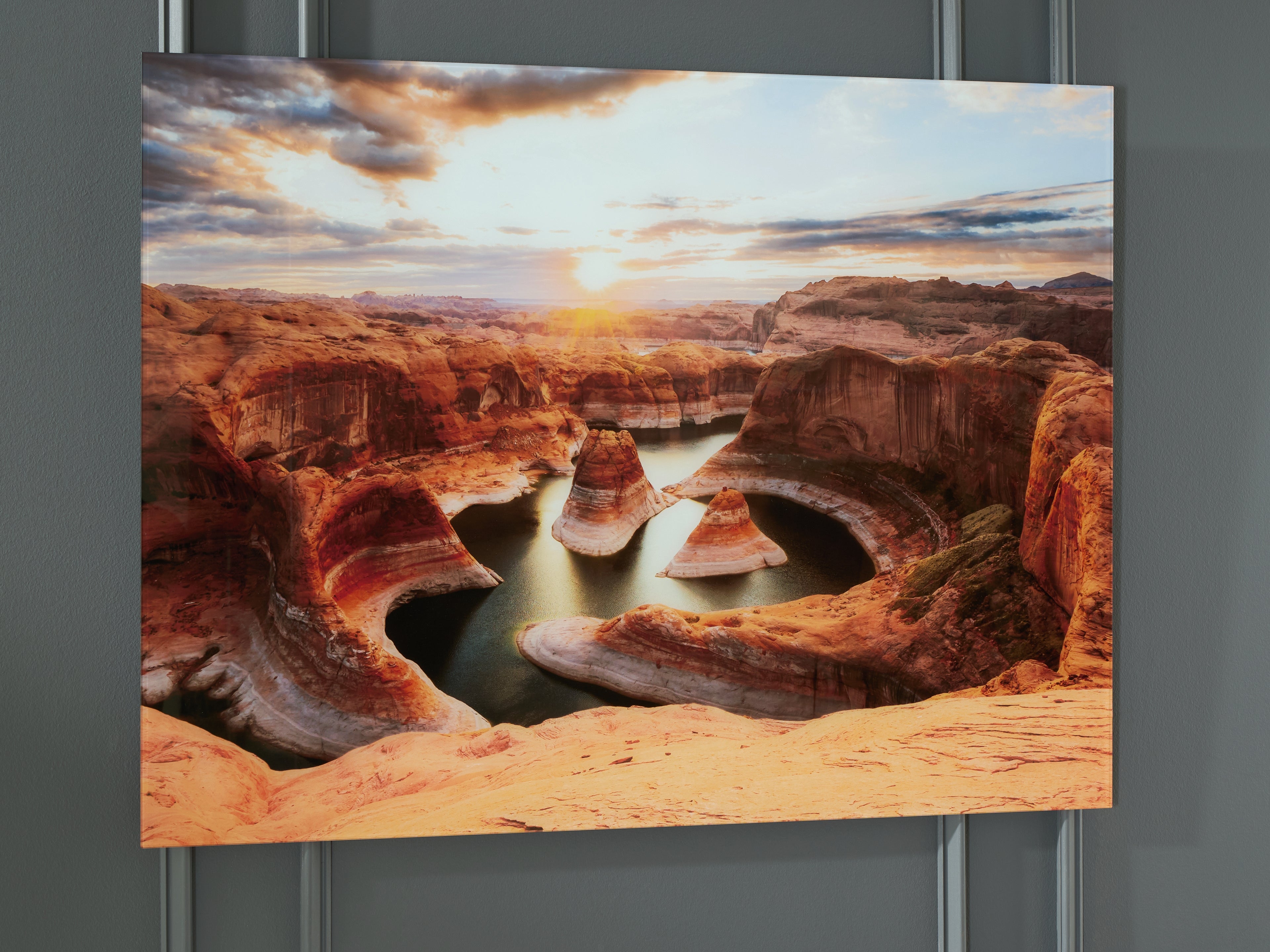 Hoover Furniture Outlet - Ashley Furniture - Deemsdon Wall Art - Wall Art - A8000436