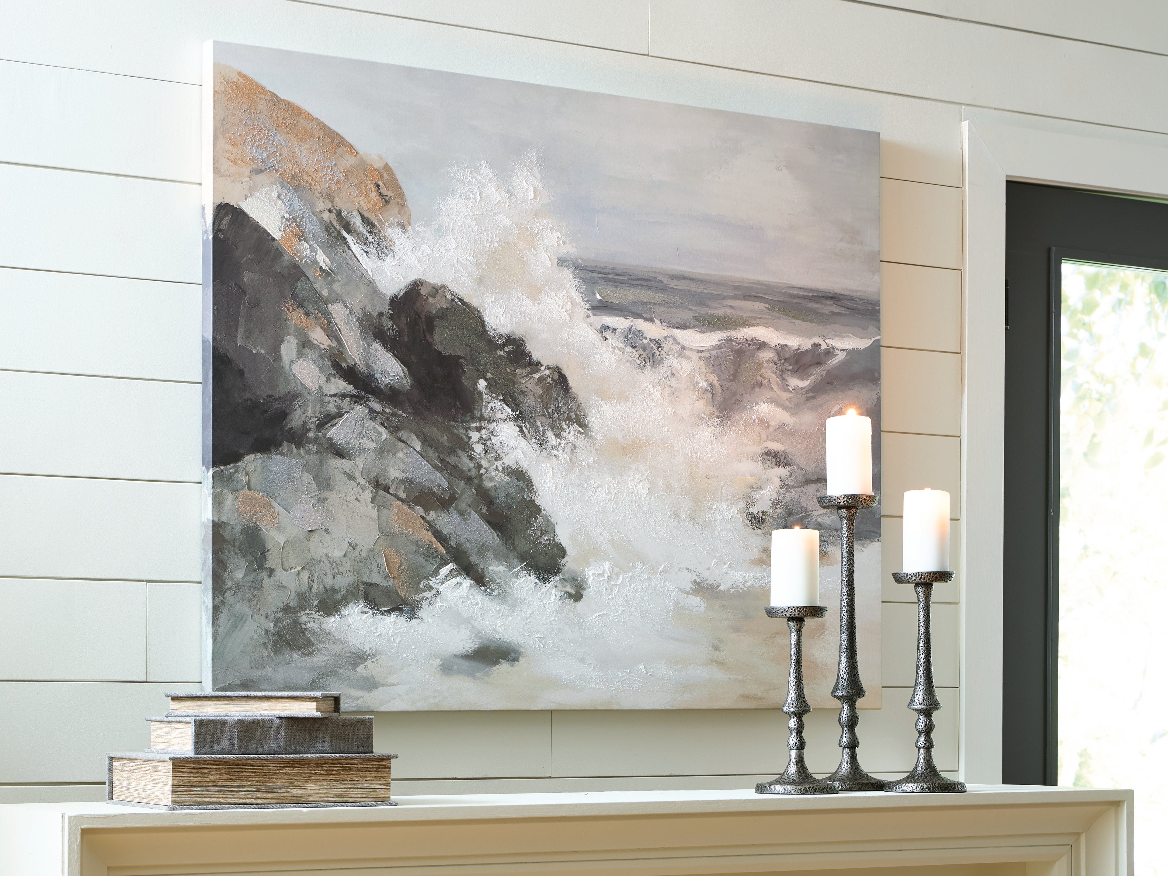 Hoover Furniture Outlet - Ashley Furniture - Worthner Wall Art - Wall Art - A8000483