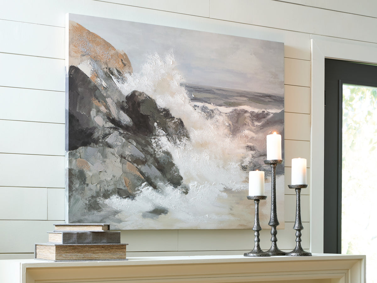 Hoover Furniture Outlet - Ashley Furniture - Worthner Wall Art - Wall Art - A8000483