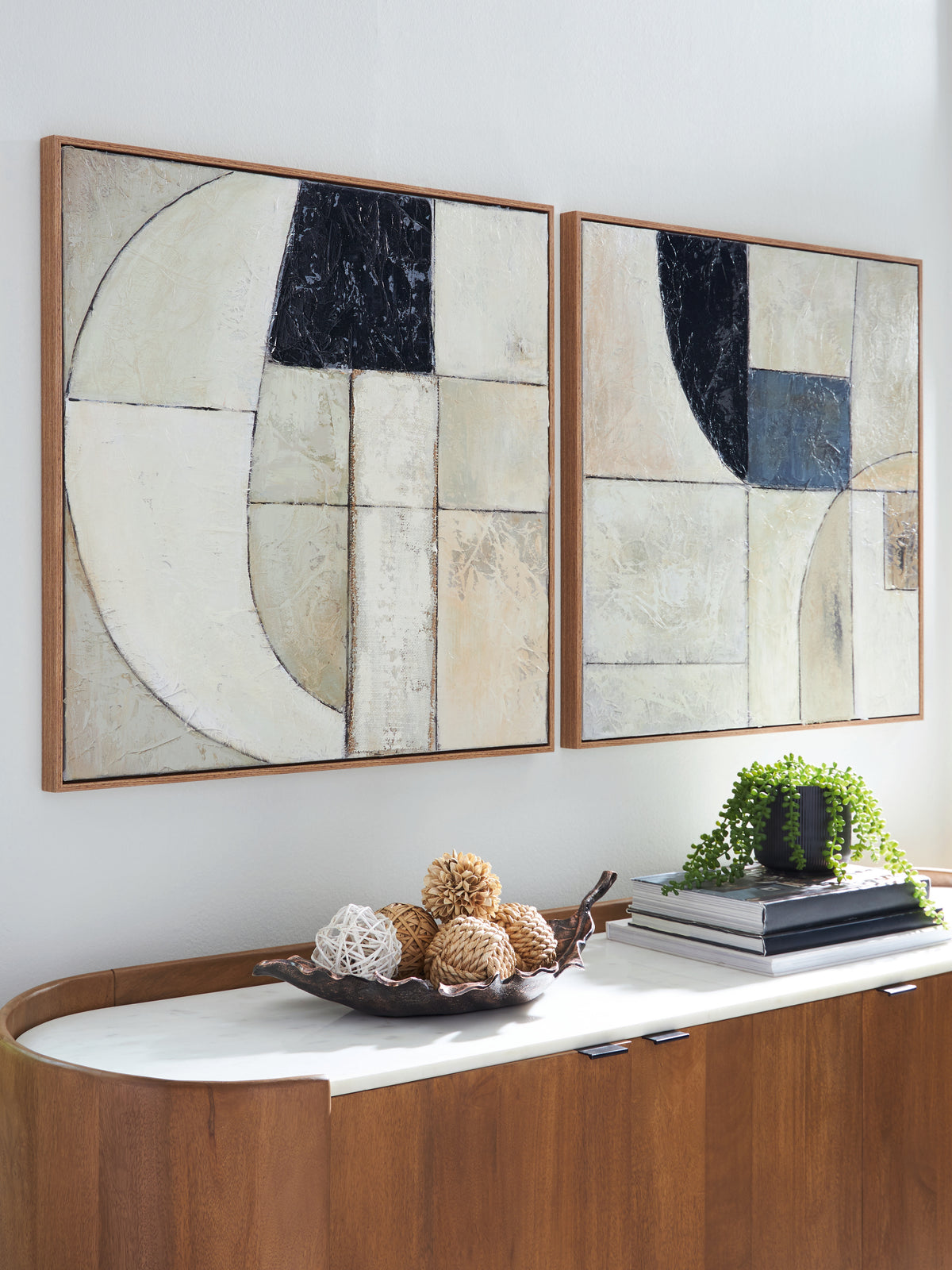 Hoover Furniture Outlet - Ashley Furniture - Bexlen Wall Art (Set of 2) - Wall Art Set (Set of 2) - A8000498