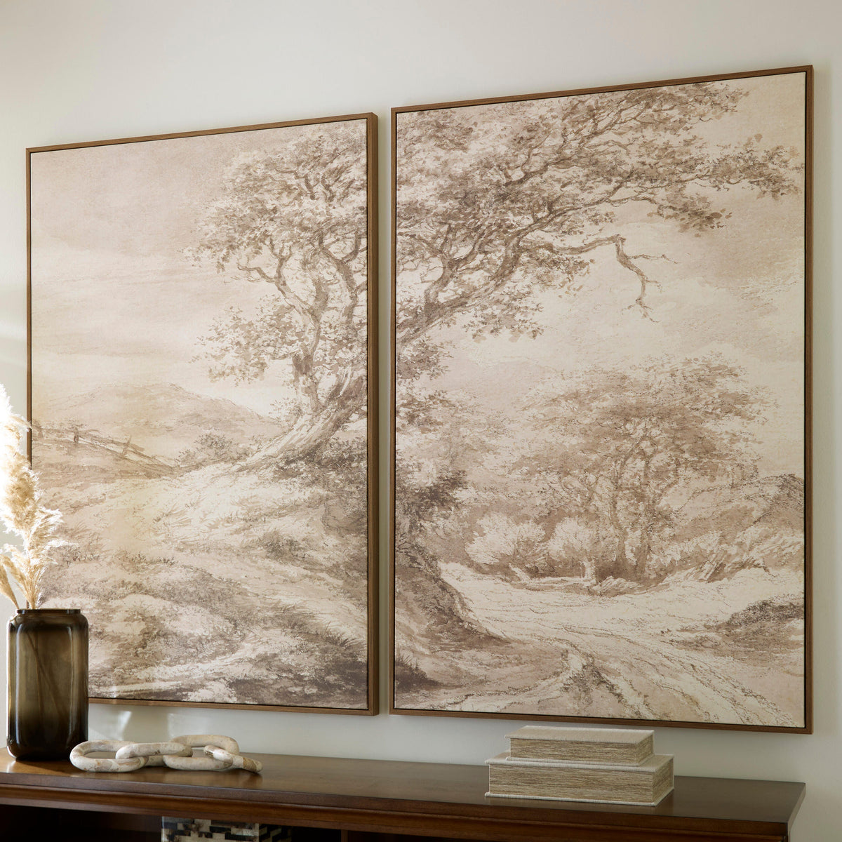 Hoover Furniture Outlet - Ashley Furniture - Stormish Wall Art (Set of 2) - Wall Art Set (Set of 2) - A8000534