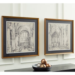 Hoover Furniture Outlet - Ashley Furniture - Downyard Wall Art (Set of 2) - Wall Art Set (Set of 2) - A8000548