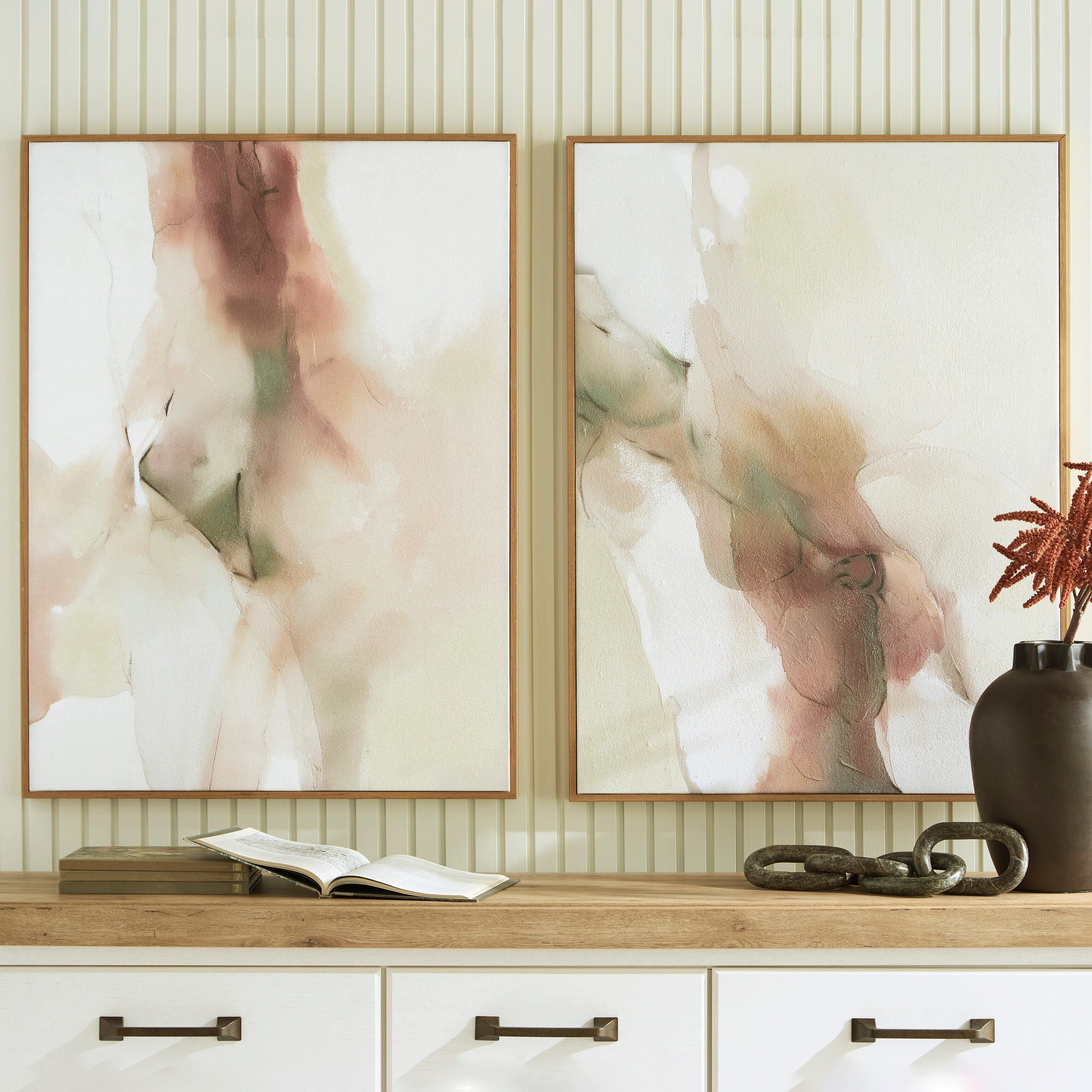 Hoover Furniture Outlet - Ashley Furniture - Brettwarth Wall Art (Set of 2) - Wall Art Set (Set of 2) - A8000555