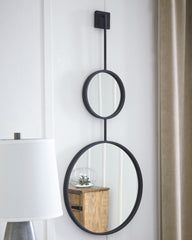Hoover Furniture Outlet - Ashley Furniture - Brewer Accent Mirror - Accent Mirror / Black - A8010166