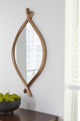 Hoover Furniture Outlet - Ashley Furniture - Bartner Accent Mirror - Accent Mirror / Antique Gold Finish - A8010340