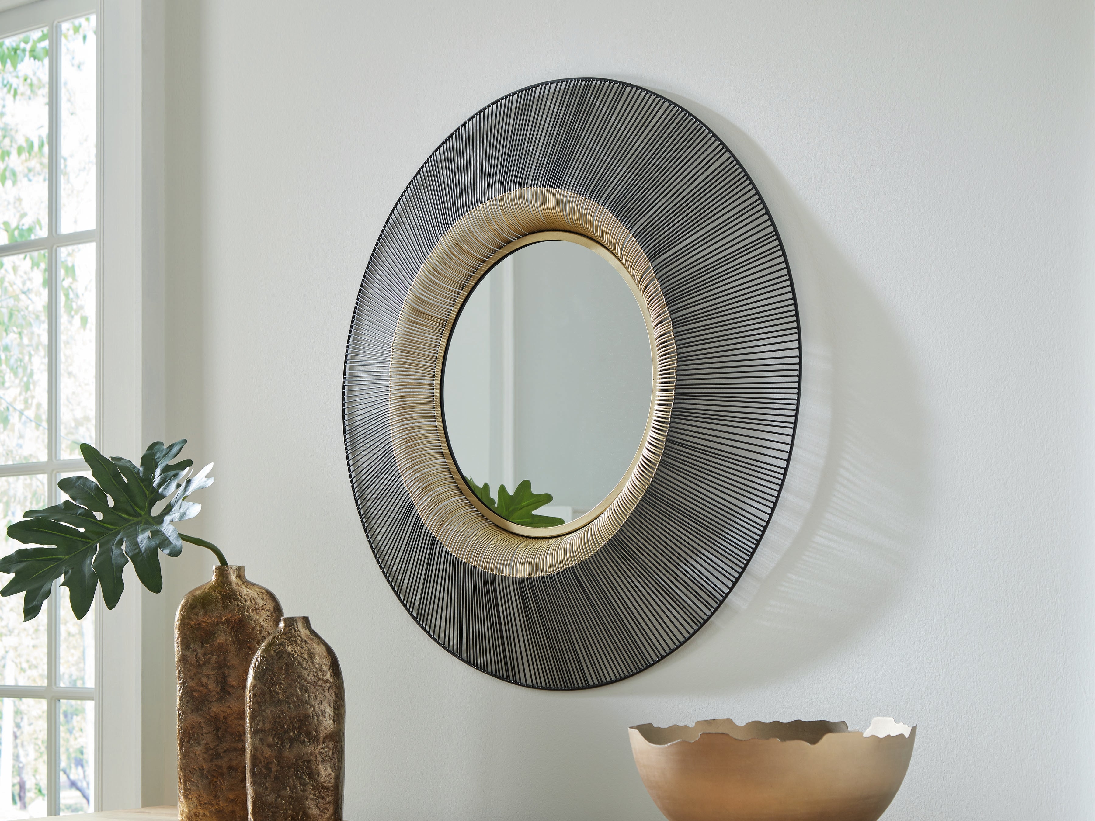 Hoover Furniture Outlet - Ashley Furniture - Dallmen Accent Mirror - Accent Mirror - A8010407