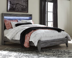 Hoover Furniture Outlet - Ashley Furniture - Baystorm Queen Panel Bed - Queen Panel Bed / Gray - B221B2