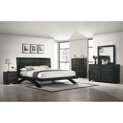 Allan Dresser & Mirror Set in Black – SKU B-3410-8-DRMR | Elements
