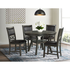 Amherst Dining Table w/Wood Leg Grey Finish