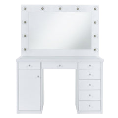 Amia Complete Dressing Table with Lightbulbs