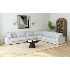 Arizona Modular Wedge with 1 pillow 20" in Steno Stone