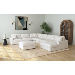 Arizona Modular LHF Armchair with 1 pillow 20" in Steno Beige